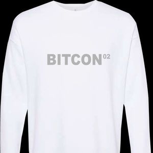 BITCON 02--------L/S CREW--------WHITE